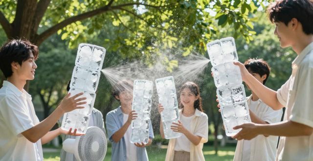 大冰块降温方法_贵阳夏季防暑降温大冰块_大冰块户外活动使用时长